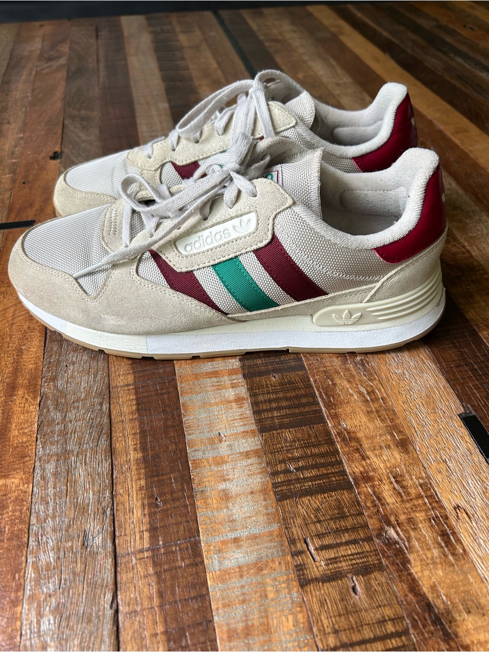 Adidas Trezoid 2 Low “Aluminium Burgundy”. 1G0663.